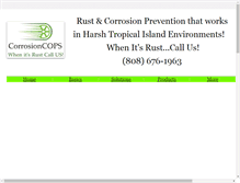 Tablet Screenshot of corrosioncops.com